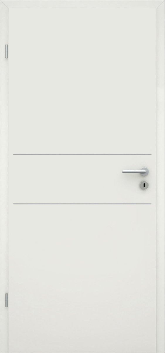 CPL Weißlack RAL 9010 Innentür mit Lisene L2 - Meine Tür