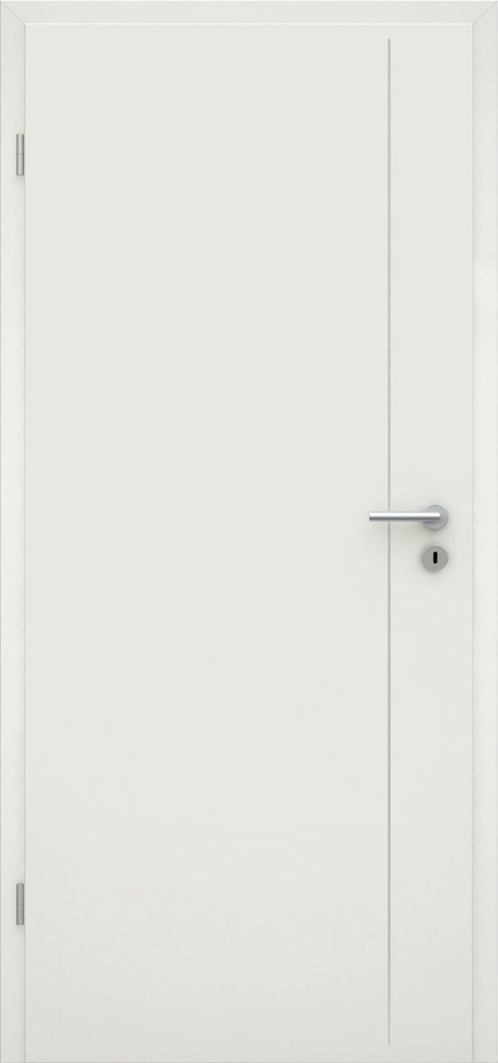 CPL Weißlack RAL 9010 Innentür mit Lisene L5 - Meine Tür