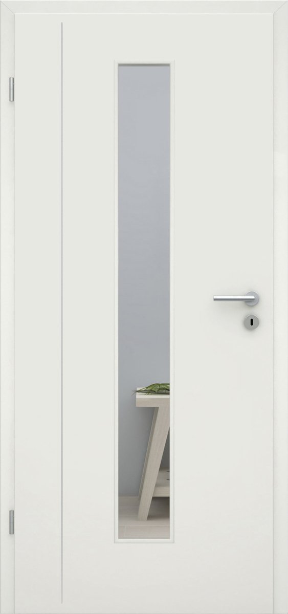CPL Weißlack RAL 9010 LA 08M Innentür mit Lisene L4 - Meine Tür