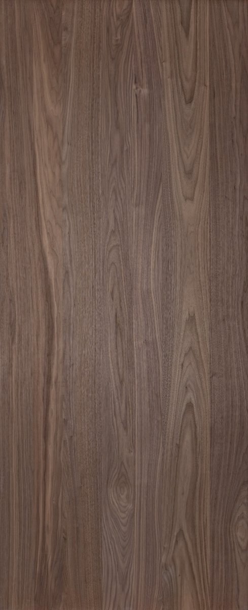 Durchgangszarge Echtholz Nussbaum matt lackiert mit eckiger Kante EE - Lebo - Meine Tür