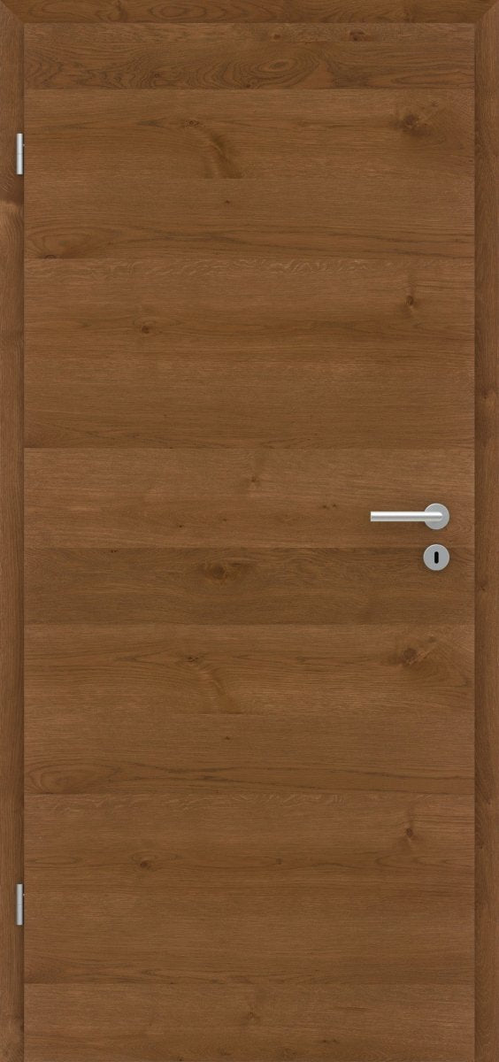 Echtholz Asteiche Rot/Braun matt lackiert Queroptik Innentür - Meine Tür