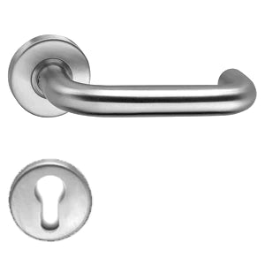 Feuerschutzbeschlag Drücker-Drücker Edelstahl Nora - Lienbacher - Meine Tür