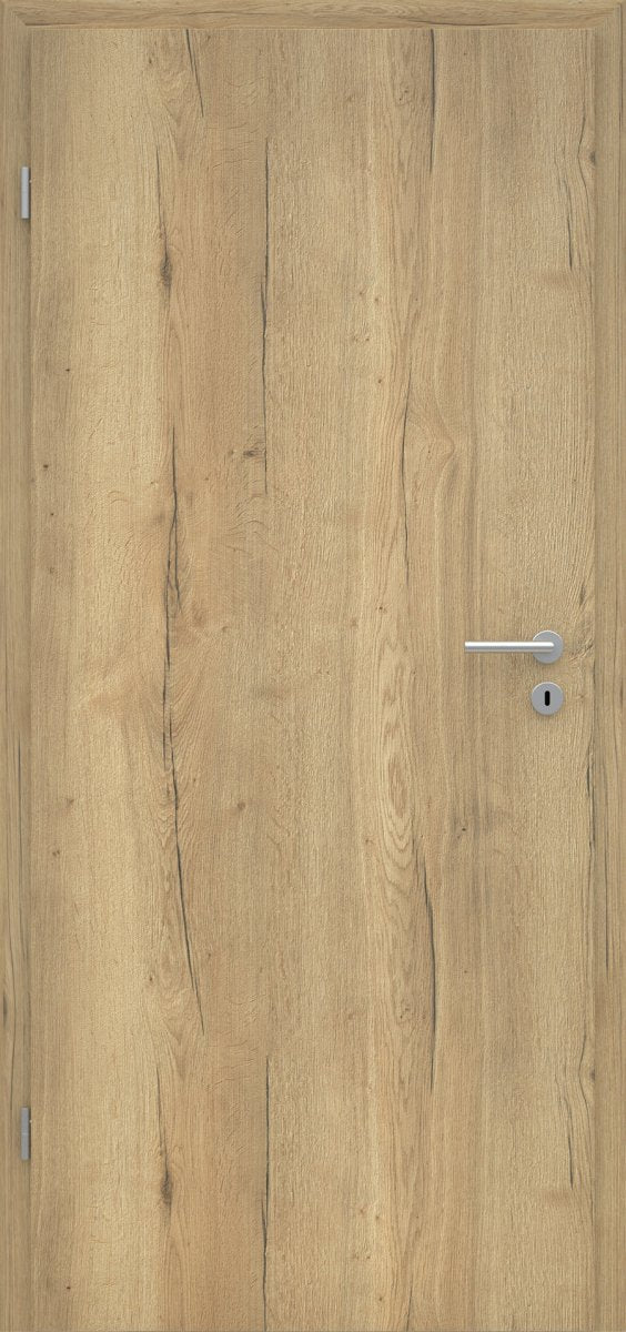 Innentür-Set CPL Lennart Eiche Natur Tür mit Zarge und Beschlag - Meine Tür