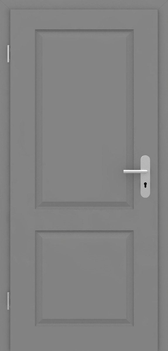 Kallax 2F Stiltür Grau 7037 Wohungseingangstür - Meine Tür