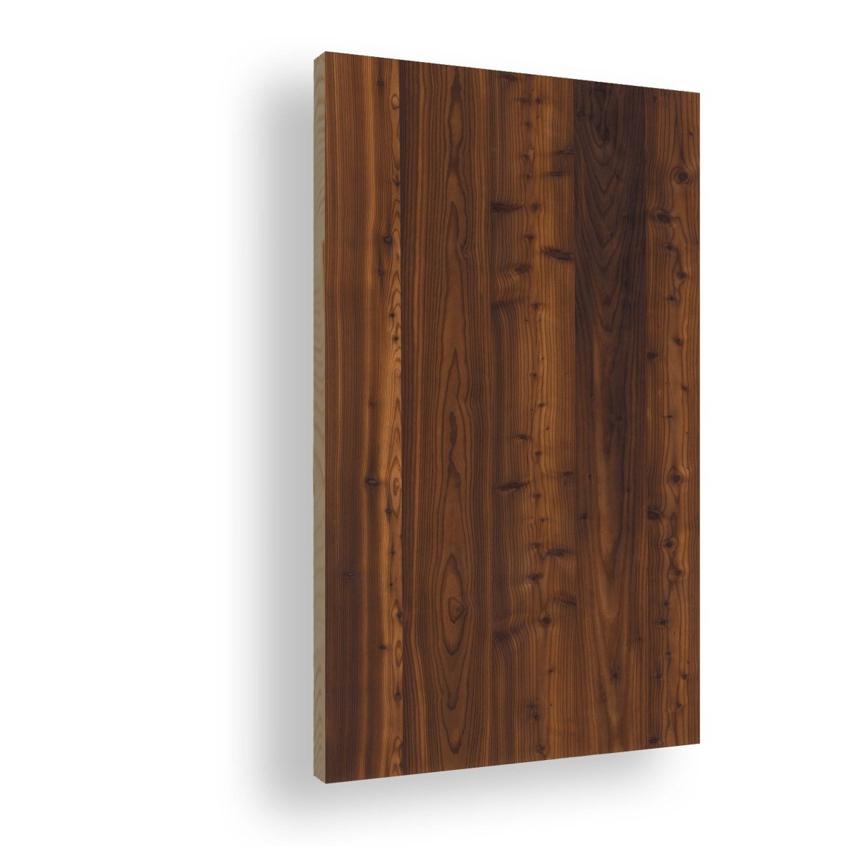 Mustertafel Echtholz Lärche Crack dunkel - Meine Tür