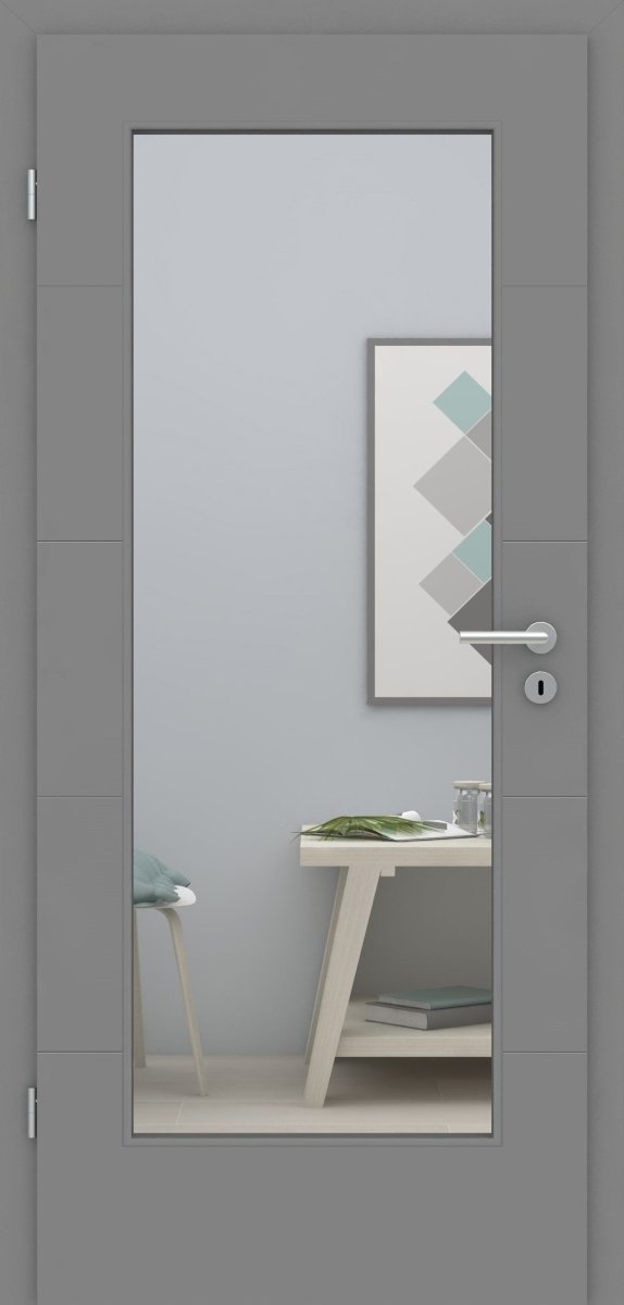Novel FL 5 Grau RAL 7037 LA 01 Innentür - Meine Tür