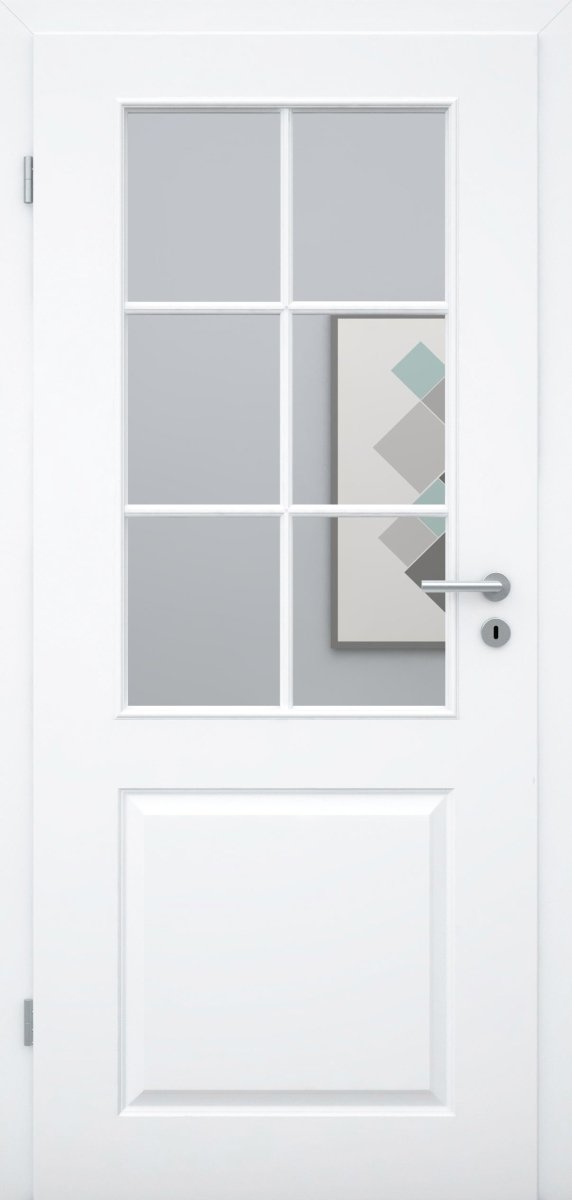 Oslo 2G LA SP6 Weißlack RAL 9003 Stiltür - Meine Tür