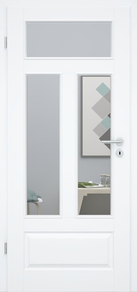 Oslo 4G AD 3LA Weißlack RAL 9003 Stiltür - Meine Tür