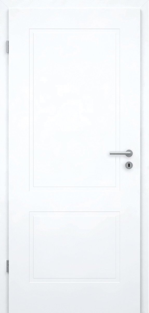 Sanela 2G Weißlack RAL 9003 Füllungsdesigntür - Meine Tür