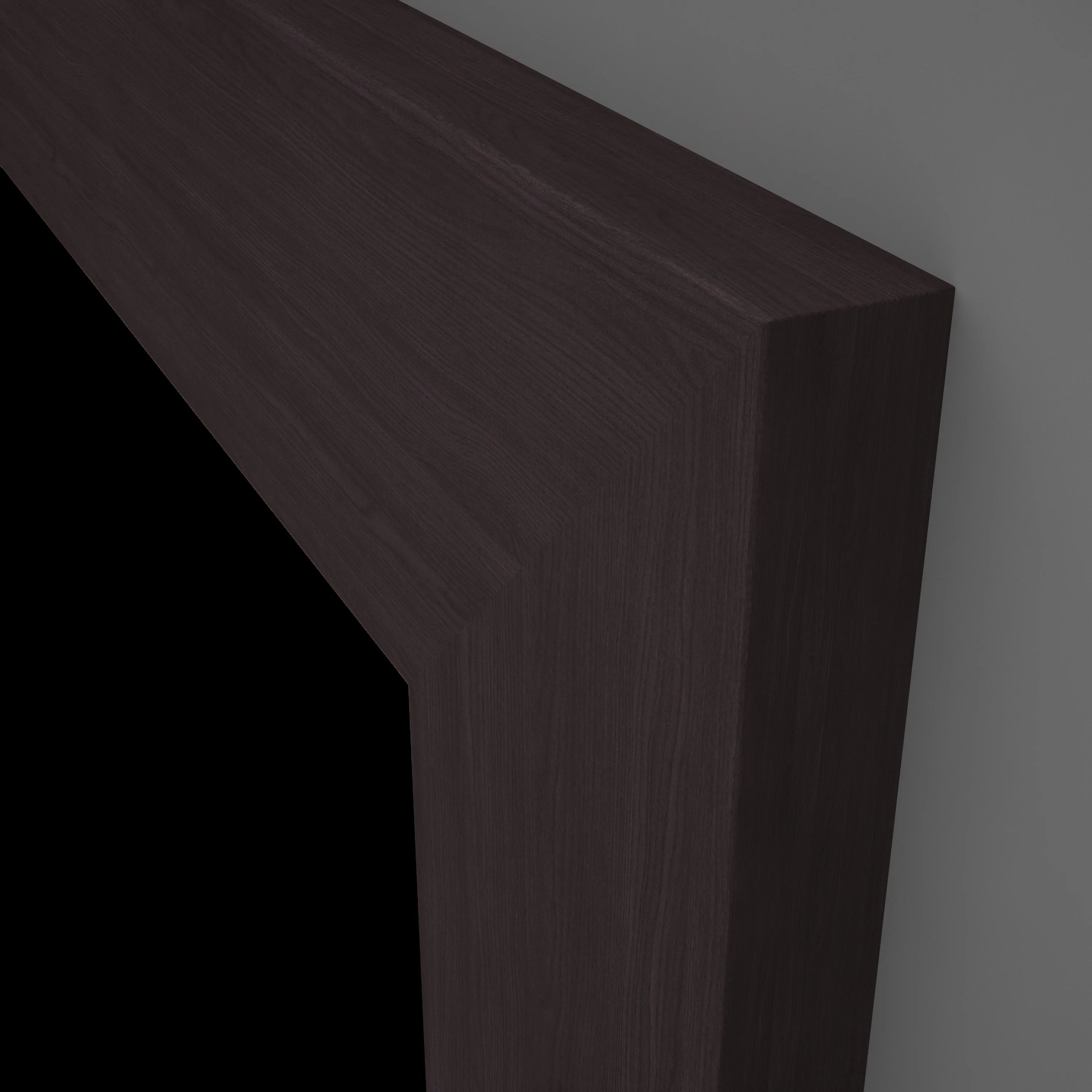 Schiebetür mit Zarge CPL Graphitgrau Queroptik - Meine Tür