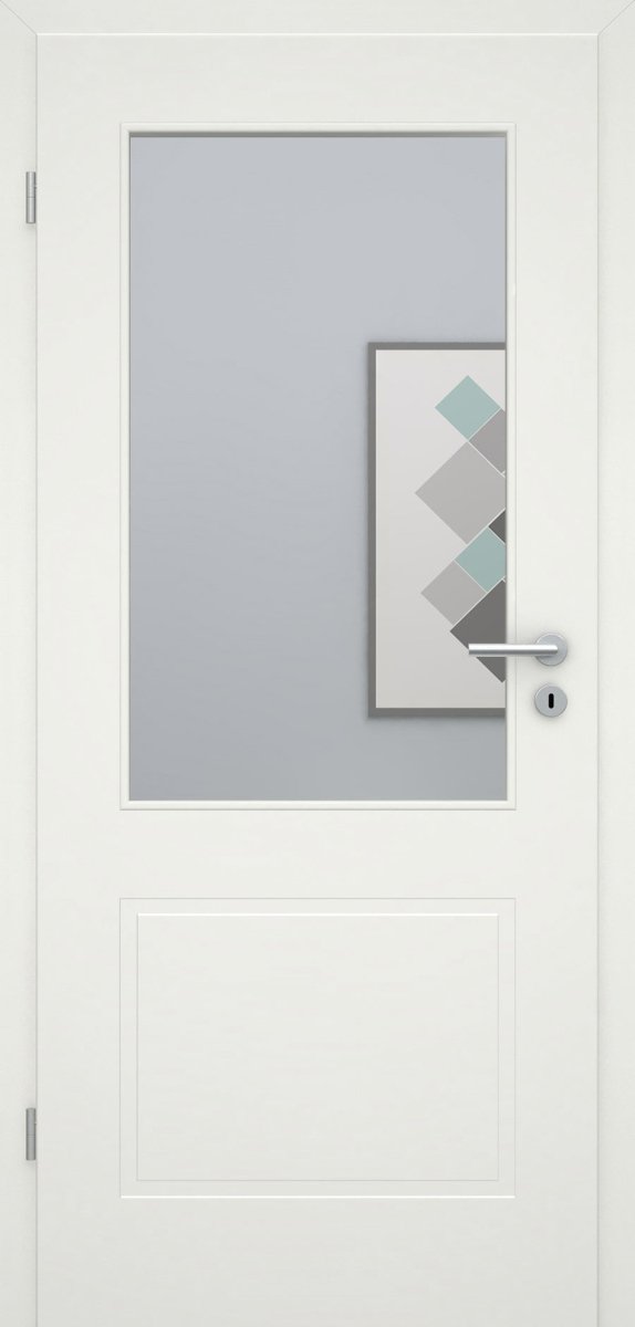 Skubb 2G Weißlack RAL 9010 LA Füllungsdesigntür - Meine Tür