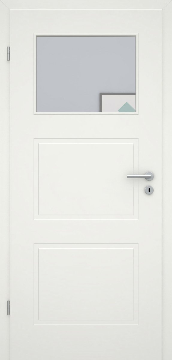 Skubb 3G Weißlack RAL 9010 1LA Füllungsdesigntür - Meine Tür