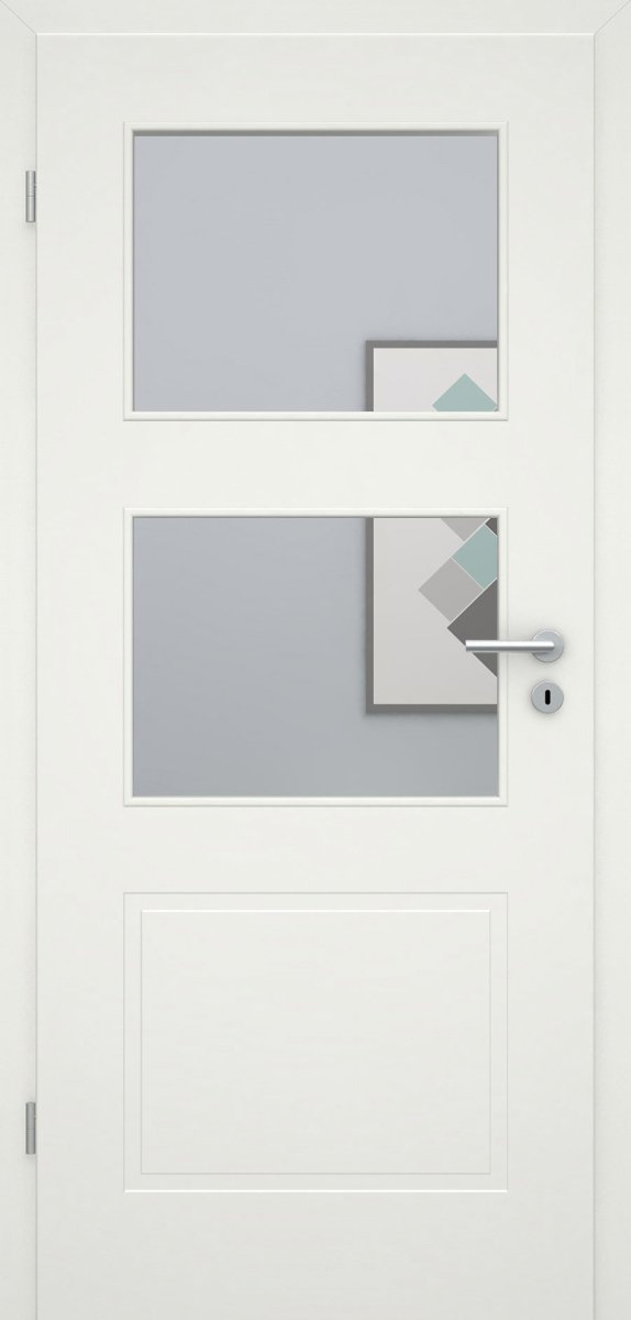 Skubb 3G Weißlack RAL 9010 2LA Füllungsdesigntür - Meine Tür