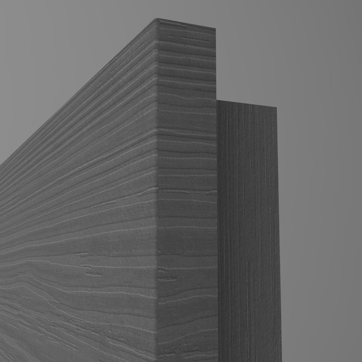 Tür mit Zarge CPL Mineralgrau Queroptik - Meine Tür