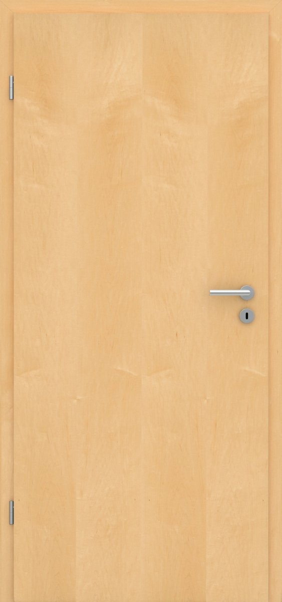 Tür mit Zarge Echtholz Ahorn lackiert - Meine Tür