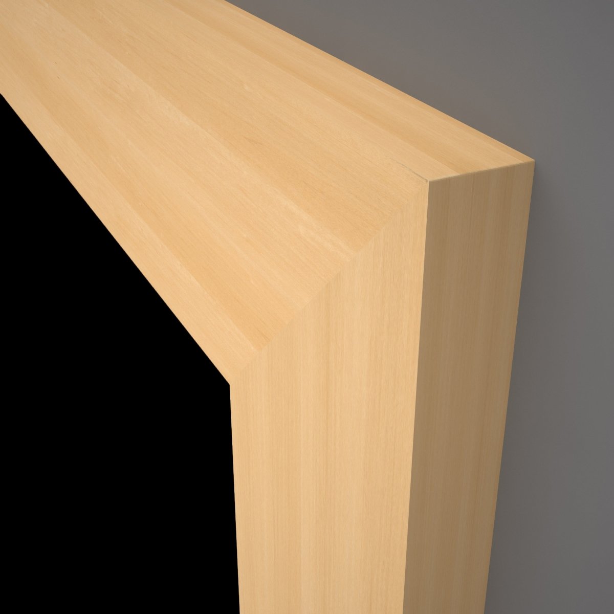 Tür mit Zarge Echtholz Ahorn lackiert - Meine Tür