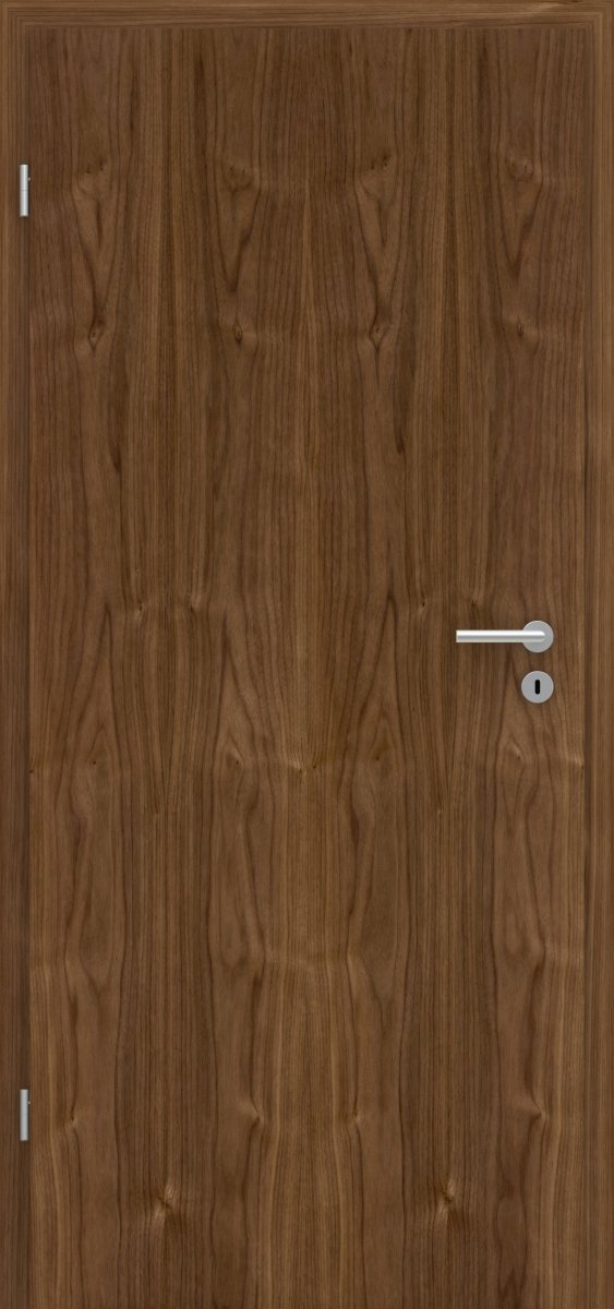 Tür mit Zarge Echtholz Amerik. Nussbaum lackiert - Meine Tür