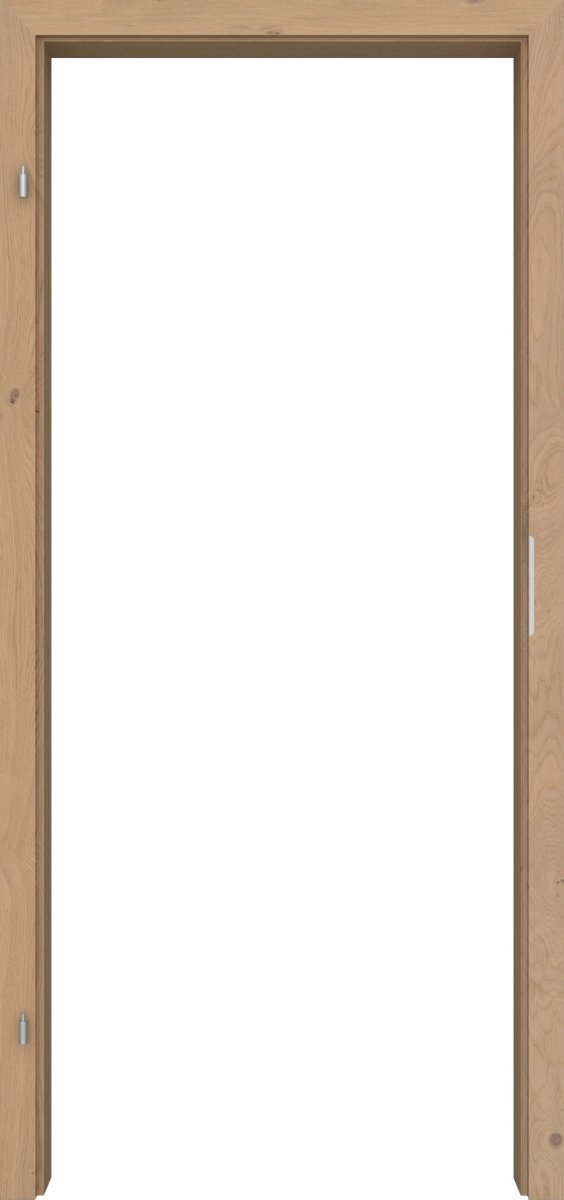 Tür mit Zarge Echtholz Asteiche Cream matt lackiert - Meine Tür