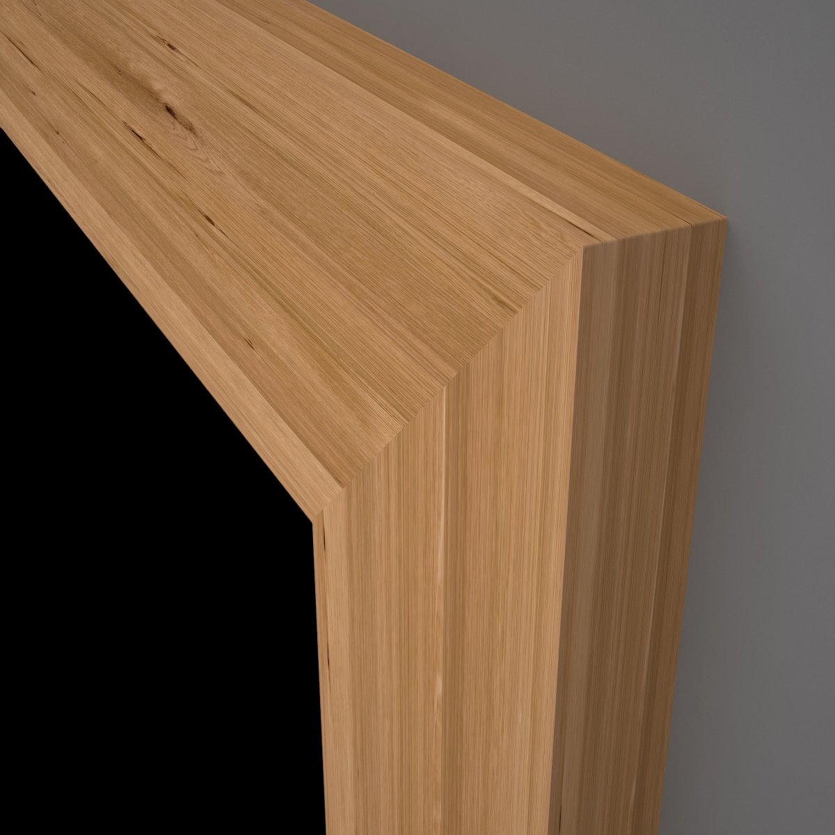 Tür mit Zarge Echtholz Asteiche lackiert - Meine Tür