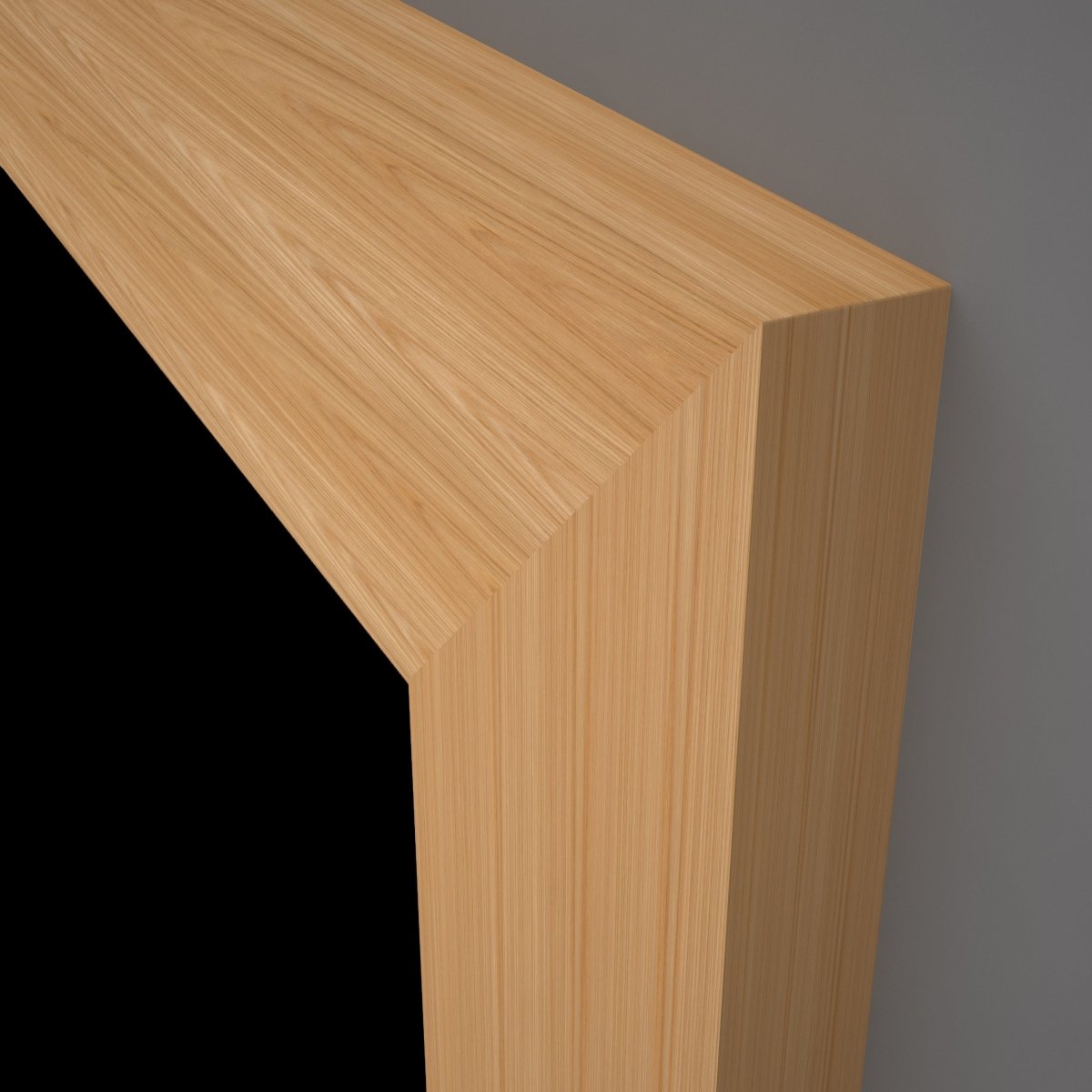 Tür mit Zarge Echtholz Eiche lackiert - Meine Tür