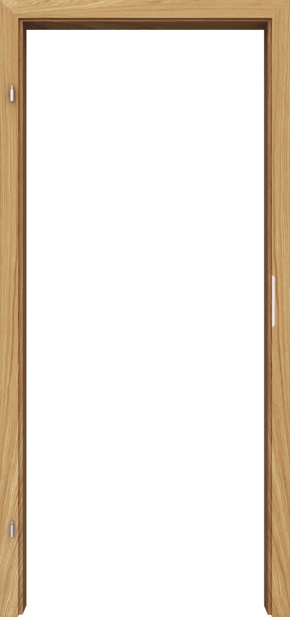 Tür mit Zarge Echtholz Eiche lackiert - Meine Tür