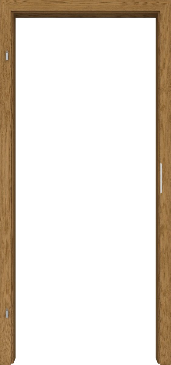 Tür mit Zarge Echtholz Eiche Rustikal P43 - Meine Tür