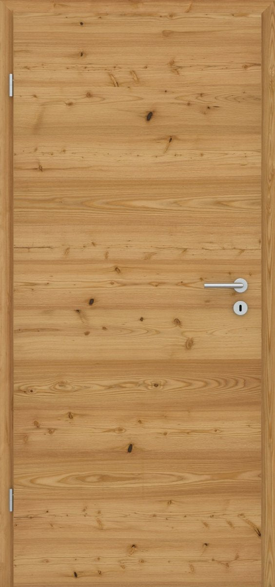 Tür mit Zarge Echtholz Lärche Crack hell Queroptik - Meine Tür