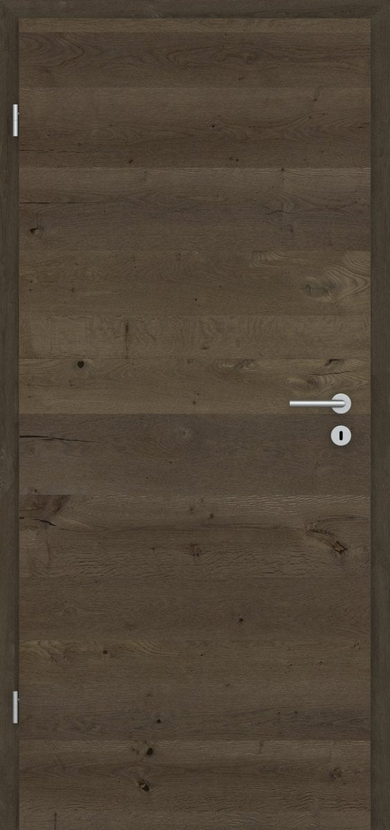 Tür mit Zarge Echtholz Risseiche Altholz Queroptik - Meine Tür