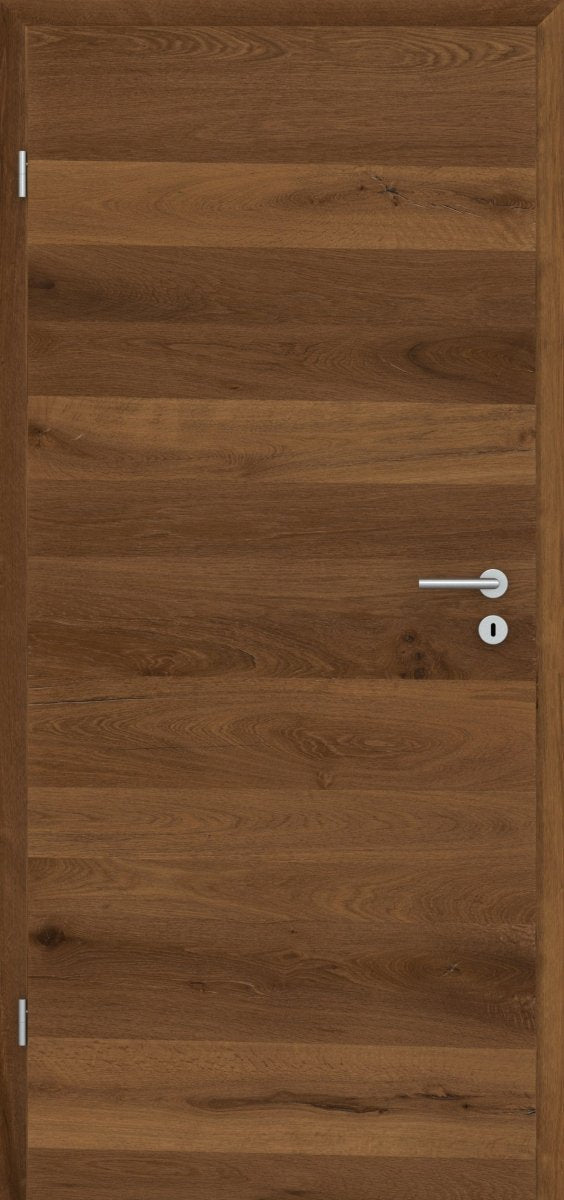 Tür mit Zarge Echtholz Risseiche Bronc Queroptik - Meine Tür