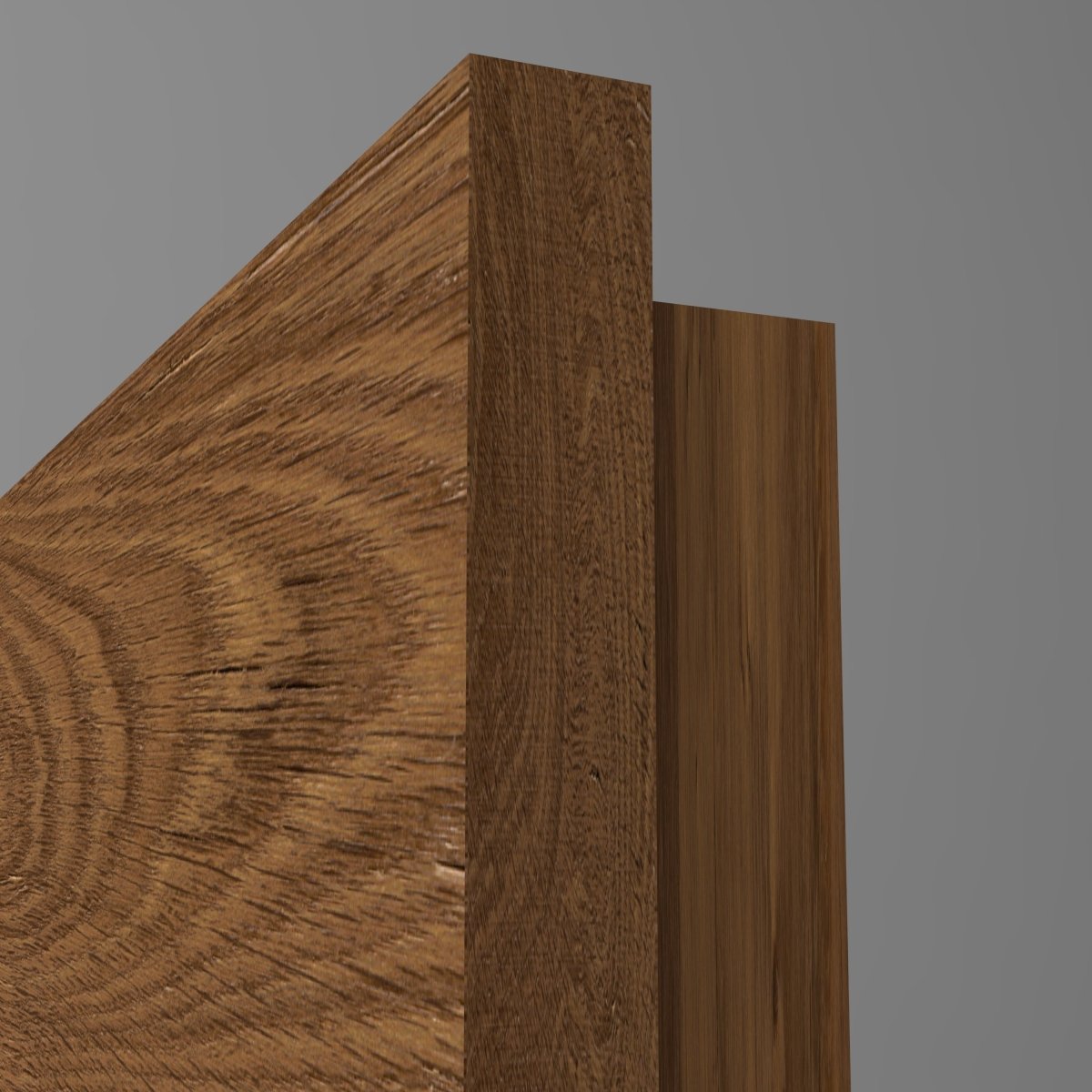 Tür mit Zarge Echtholz Risseiche Bronc Queroptik - Meine Tür