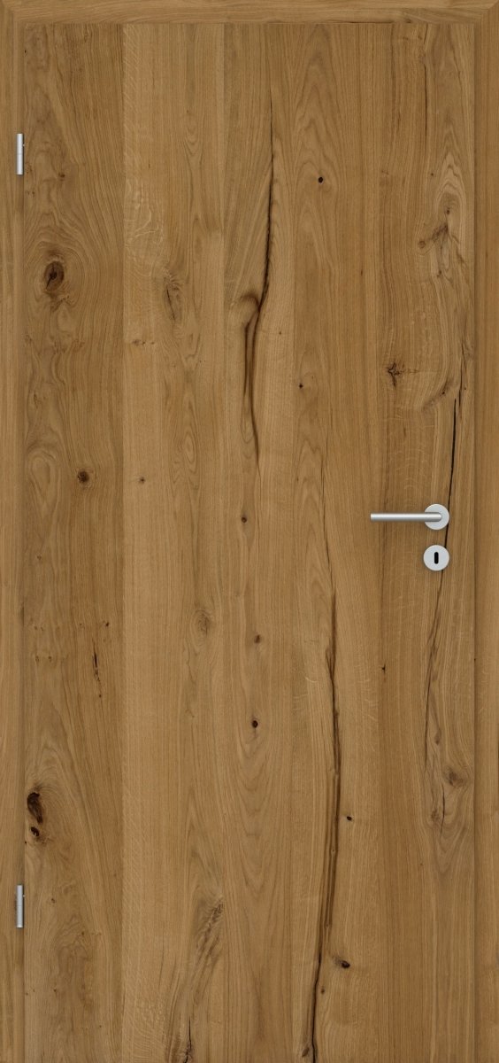 Tür mit Zarge Echtholz Risseiche hell - Meine Tür