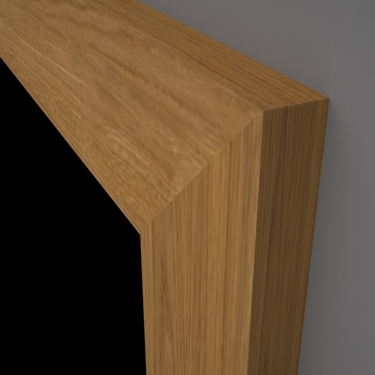 Tür mit Zarge Echtholz Risseiche hell Queroptik - Meine Tür