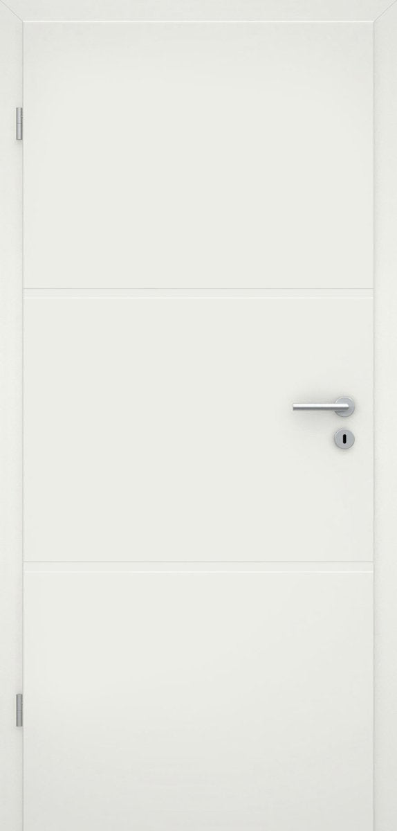 Tür mit Zarge Molgan SF3 Weißlack RAL 9010 Design-Innentür - Meine Tür