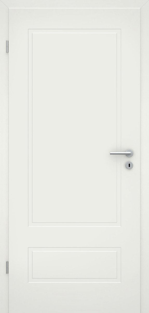 Tür mit Zarge Skubb 2G AD Weißlack RAL 9010 Füllungsdesigntür - Meine Tür