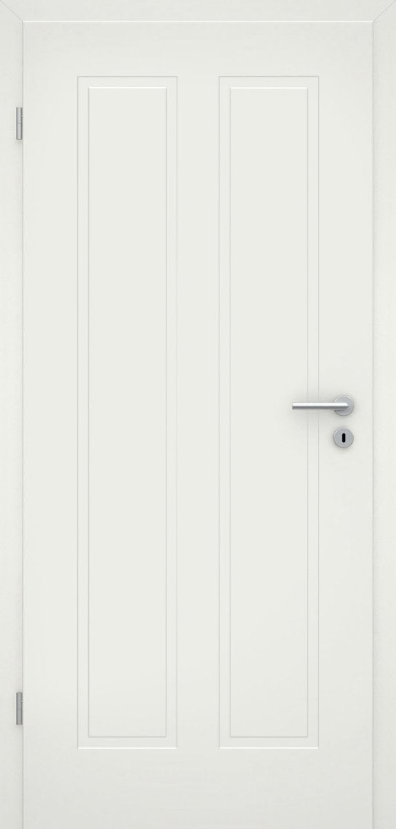Tür mit Zarge Skubb 2G AD2 Weißlack RAL 9010 Füllungsdesigntür - Meine Tür