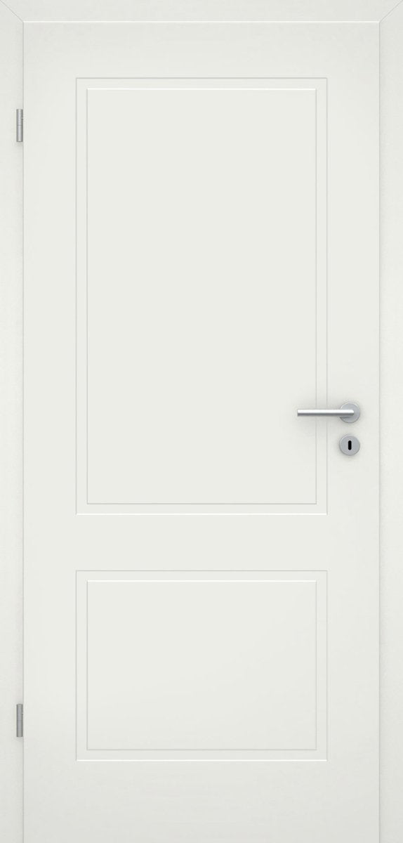 Tür mit Zarge Skubb 2G Weißlack RAL 9010 Füllungsdesigntür - Meine Tür
