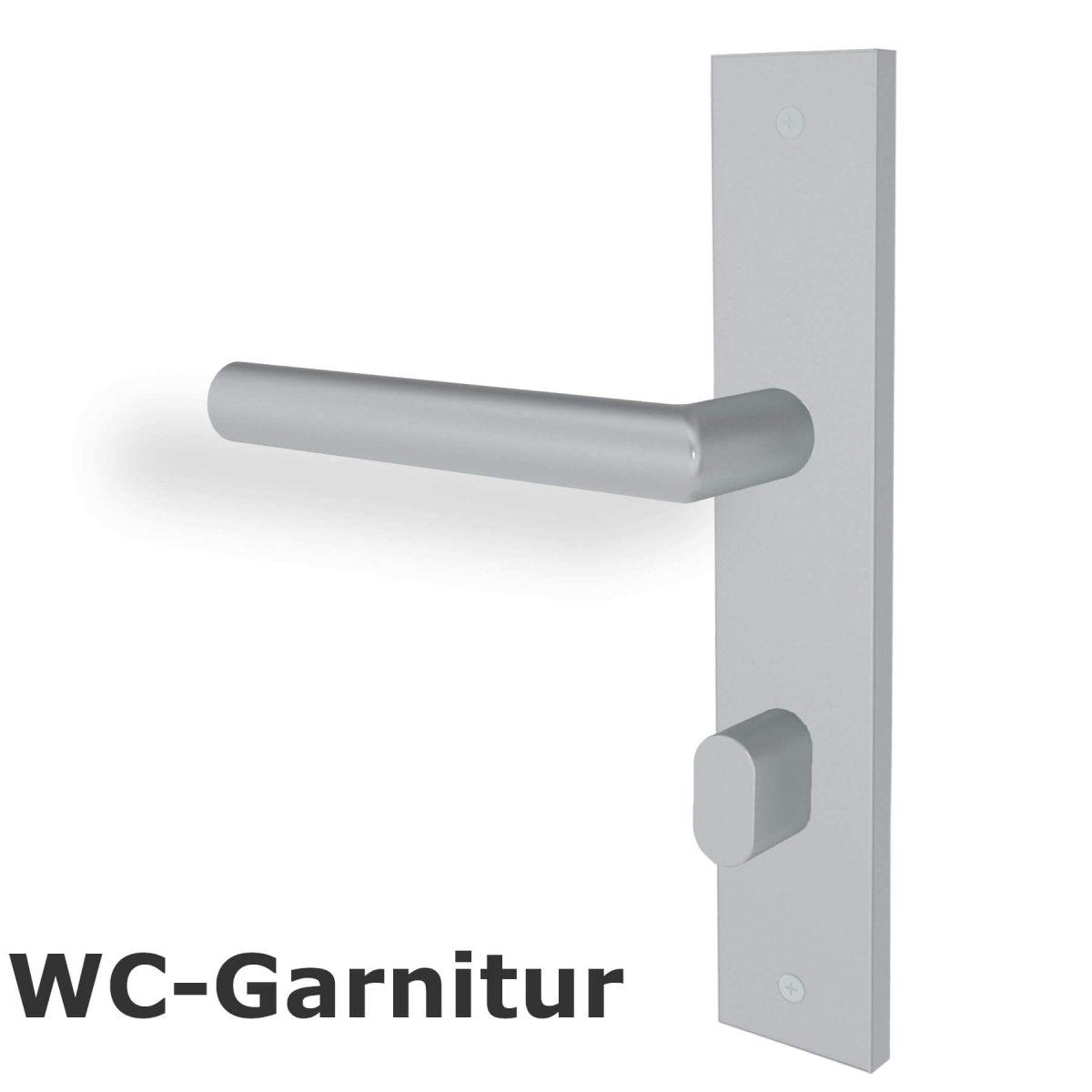 Türgriff Edelstahl matt poliert Linus Langschild eckig - Meine Tür