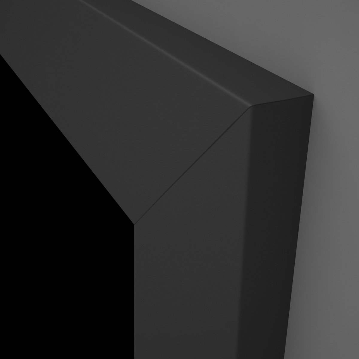 WE-Tür Zarge CPL Anthrazitgrau RAL 7016 mit kleiner Rundkante - Meine Tür