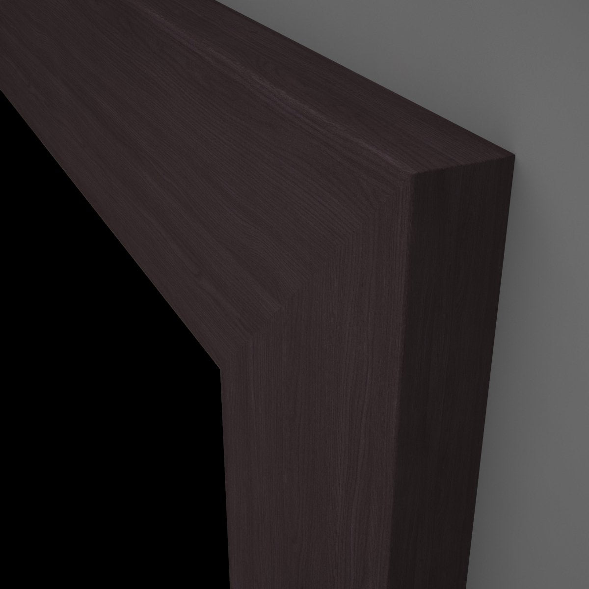 WE-Tür Zarge CPL Eiche Graphitgrau mit kleiner Rundkante - Meine Tür