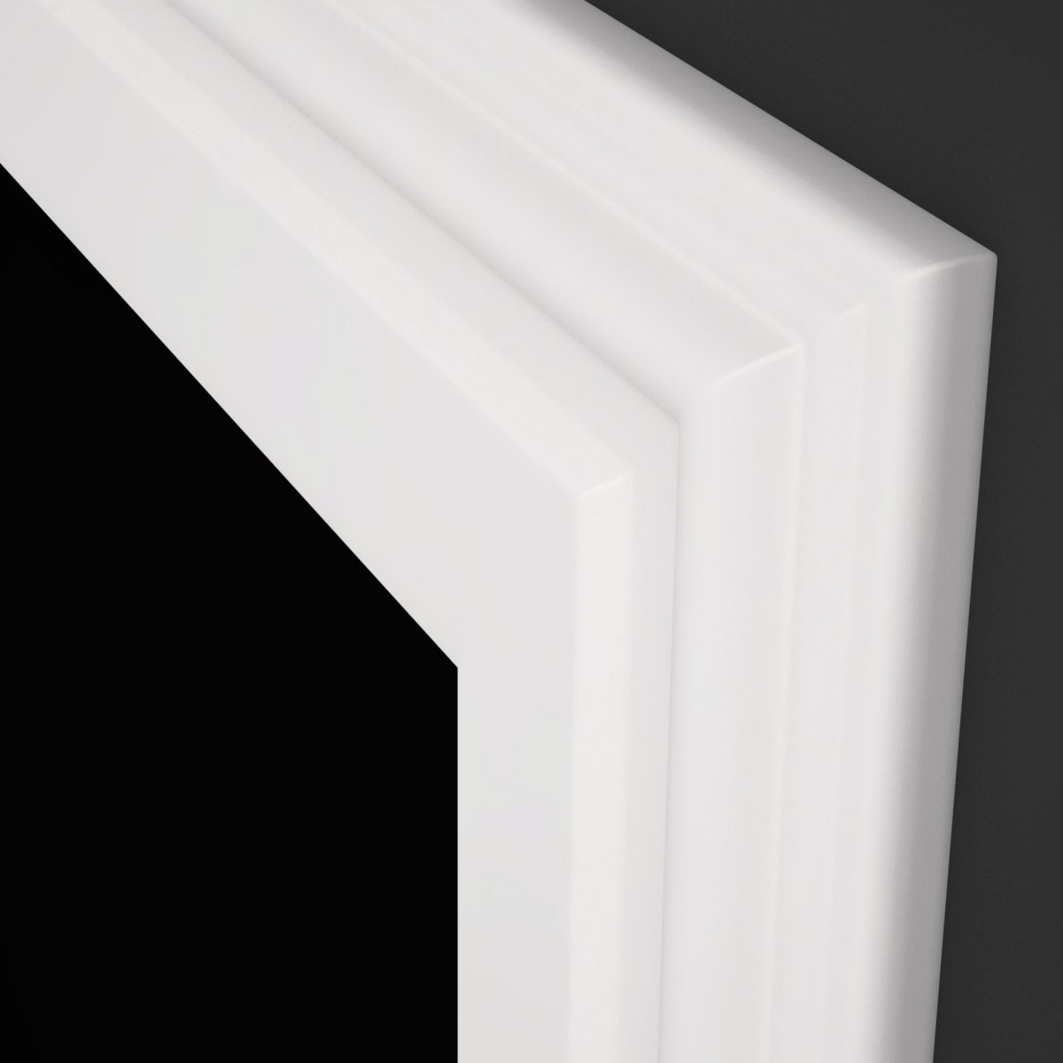 WE-Tür Zarge CPL Weißlack RAL 9010 mit profilierter Bekleidung - Meine Tür