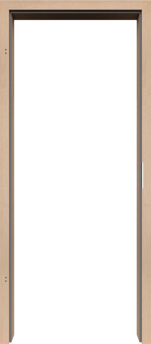 WE-Türzarge Echtholz Can. Ahorn matt lackiert mit eckiger Kante EE - Lebo - Meine Tür