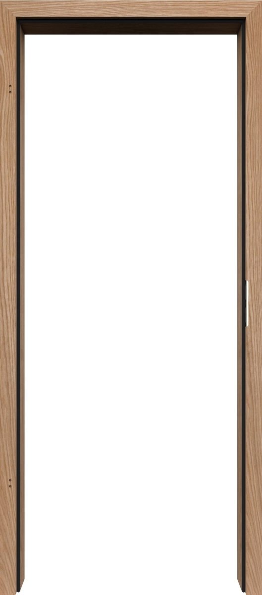 WE-Türzarge Echtholz Europ. Eiche matt lackiert mit eckiger Kante EE - Lebo - Meine Tür