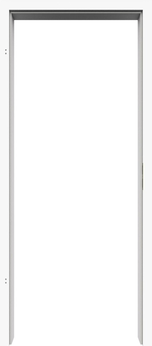 WE-Türzarge Weißlack RAL 9016 CPL Lebolit Rundkante RR - Lebo - Meine Tür