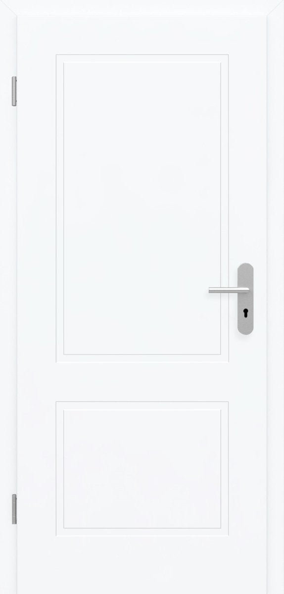 Wohnungseingangstür mit Zarge Sanela 2G Weißlack RAL 9003 - Meine Tür