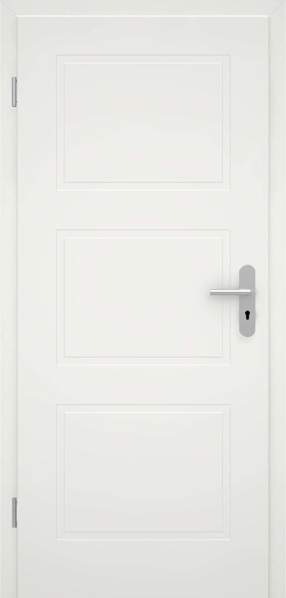Wohnungseingangstür mit Zarge Skubb 3G Weißlack RAL 9010 - Meine Tür