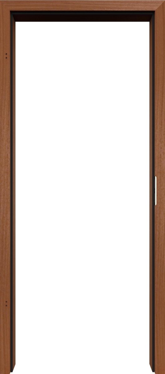 Zarge Echtholz Kirschbaum matt lackiert mit eckiger Kante EE - Lebo - Meine Tür
