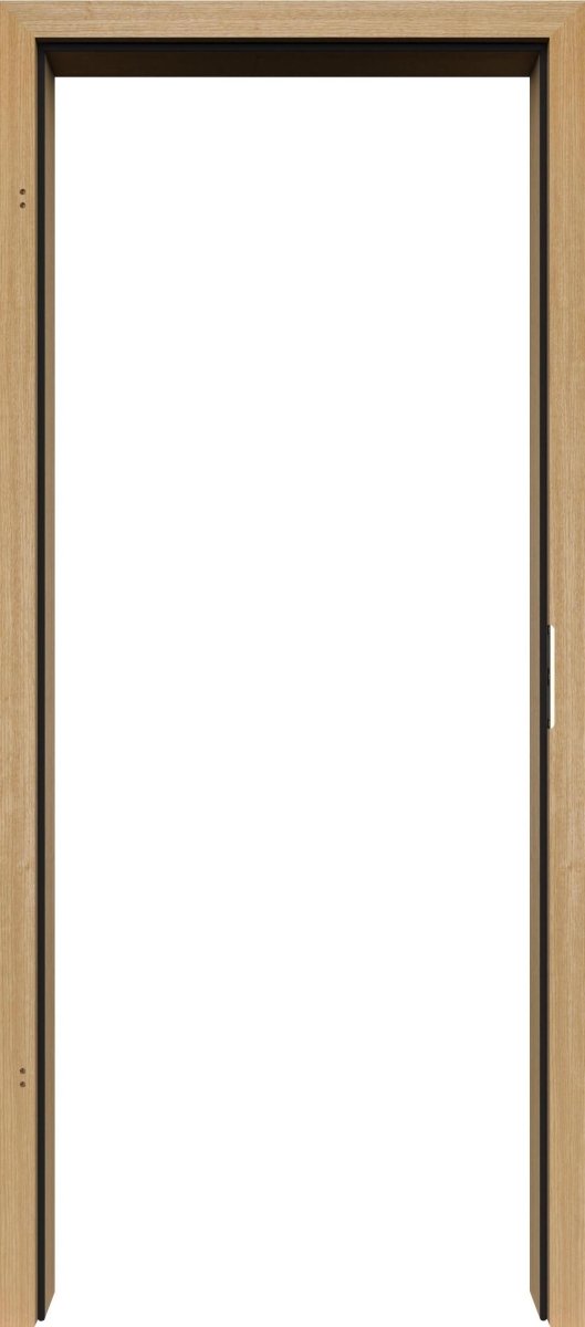 Zarge Echtholz Limba matt lackiert mit eckiger Kante EE - Lebo - Meine Tür