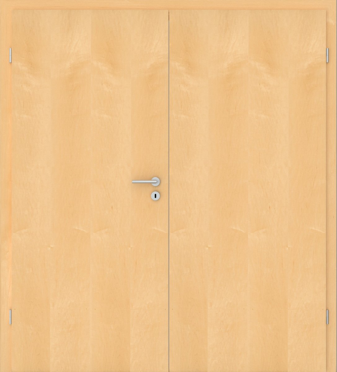 Doppelflügeltür Echtholz Ahorn lackiert - Meine Tür