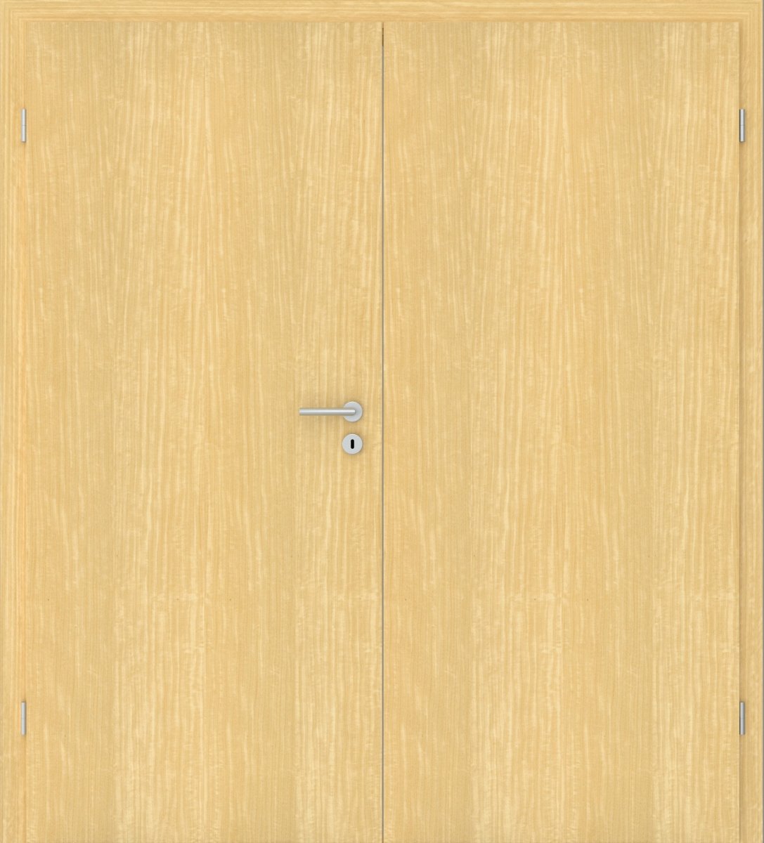 Doppelflügeltür Echtholz Limba lackiert - Meine Tür