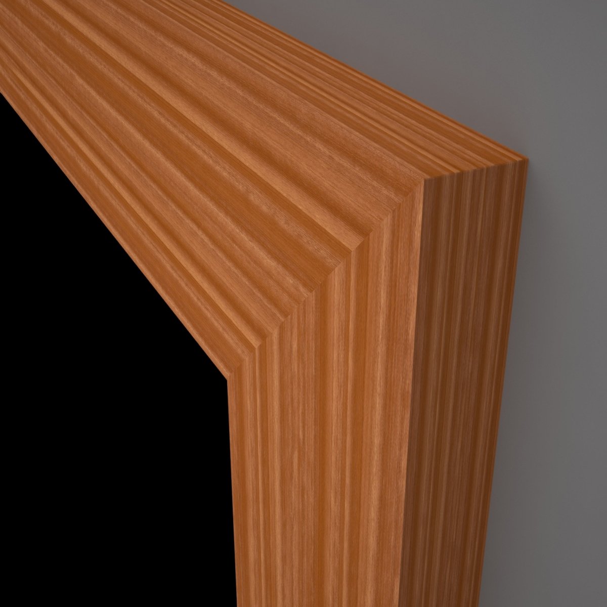 Doppelflügeltür Echtholz Macore lackiert LA 02 - Meine Tür